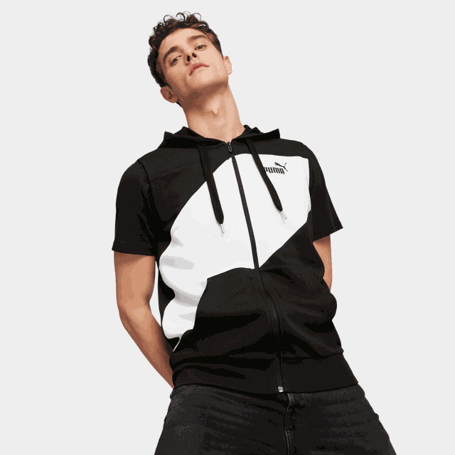 POWER Colorblock Sleeveless FZ Hoodie TR - Fritids-T-Shirt