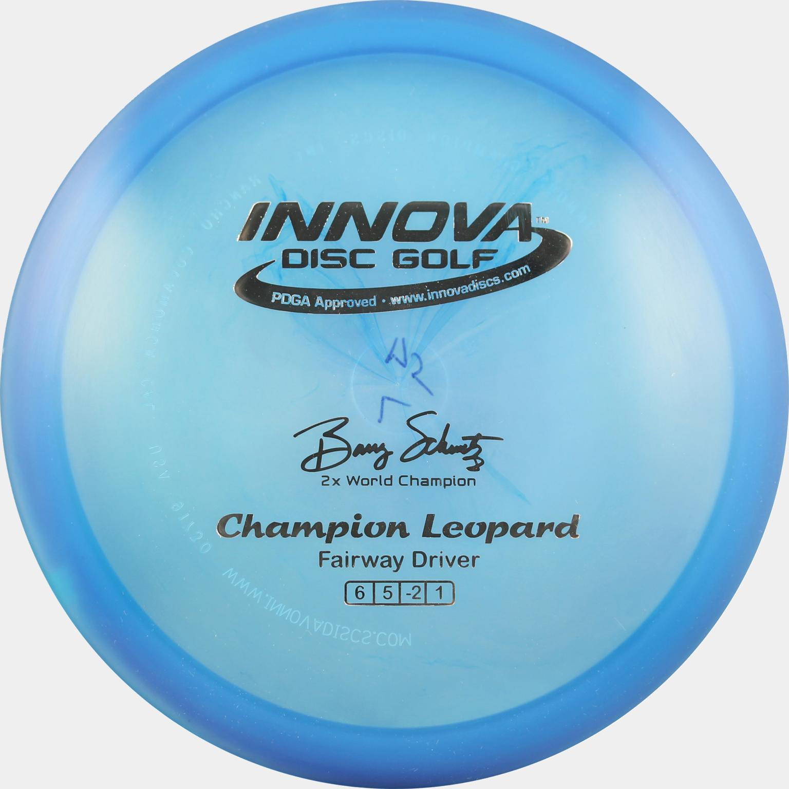 Leopard Champion Driver, frisbeegolfdisc - Driver - Blue | XXL