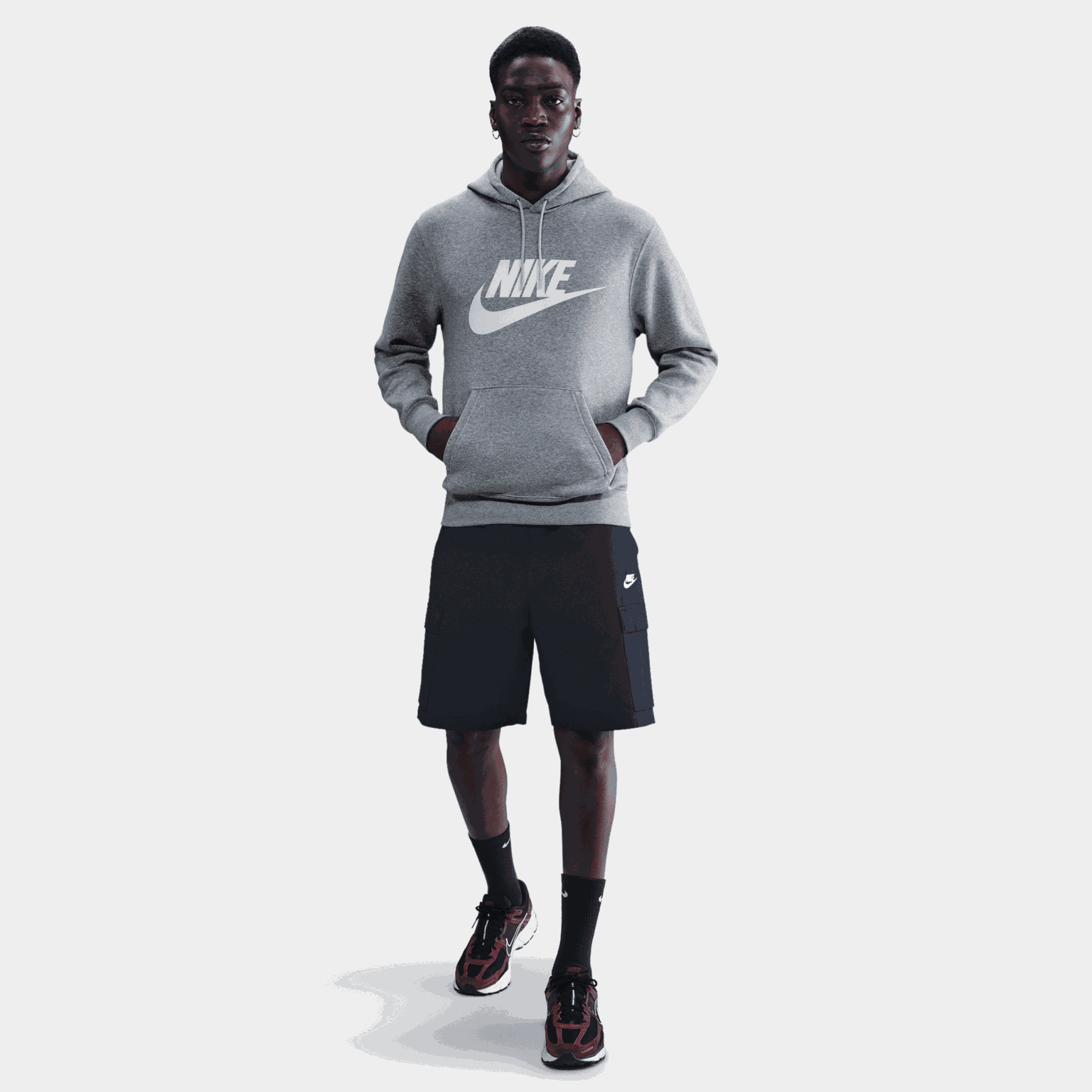 Club Pull-Over Fleece Hoodie, huvtröja, herr - full image 1
