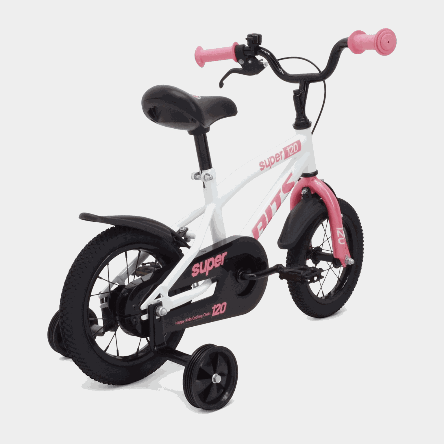 Super 12 EU WHITE/PINK 26, barncykel - full image 3