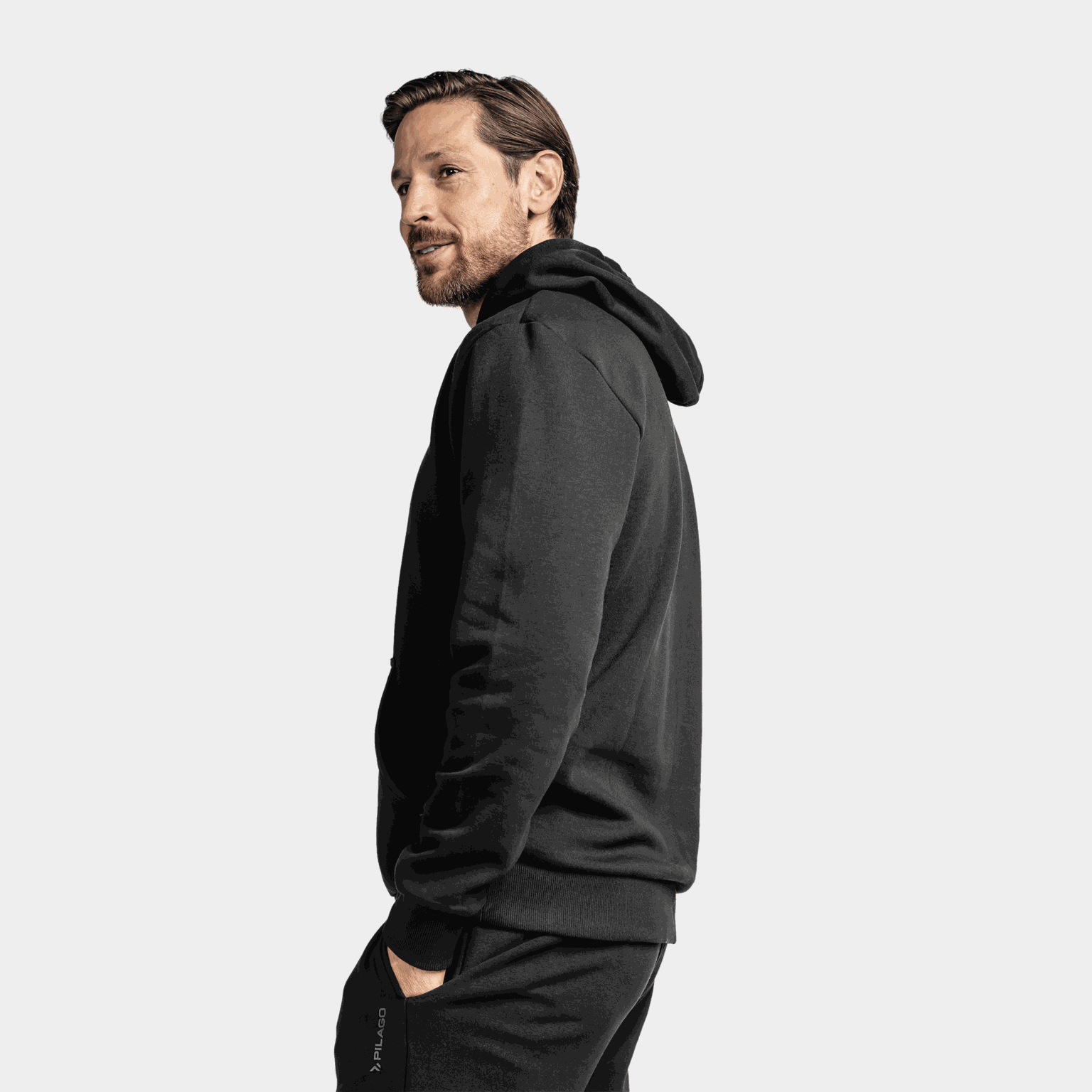 Essentiell hoodie, huvtröja herr - full image 2