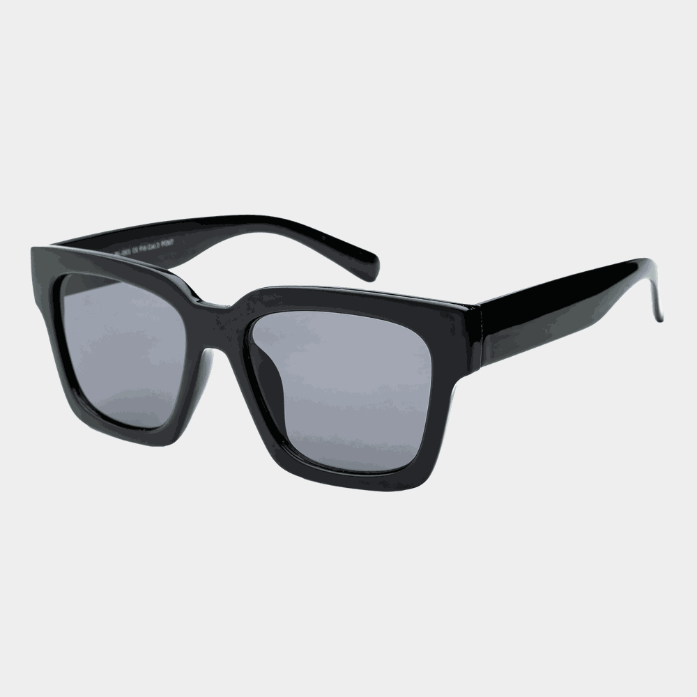 001 Black Frame With Smoke Lens, solglasögon - full image 1