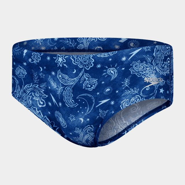 Mens 13.5cm Club Training Allover Brief, badbyxor, herr - Badshorts