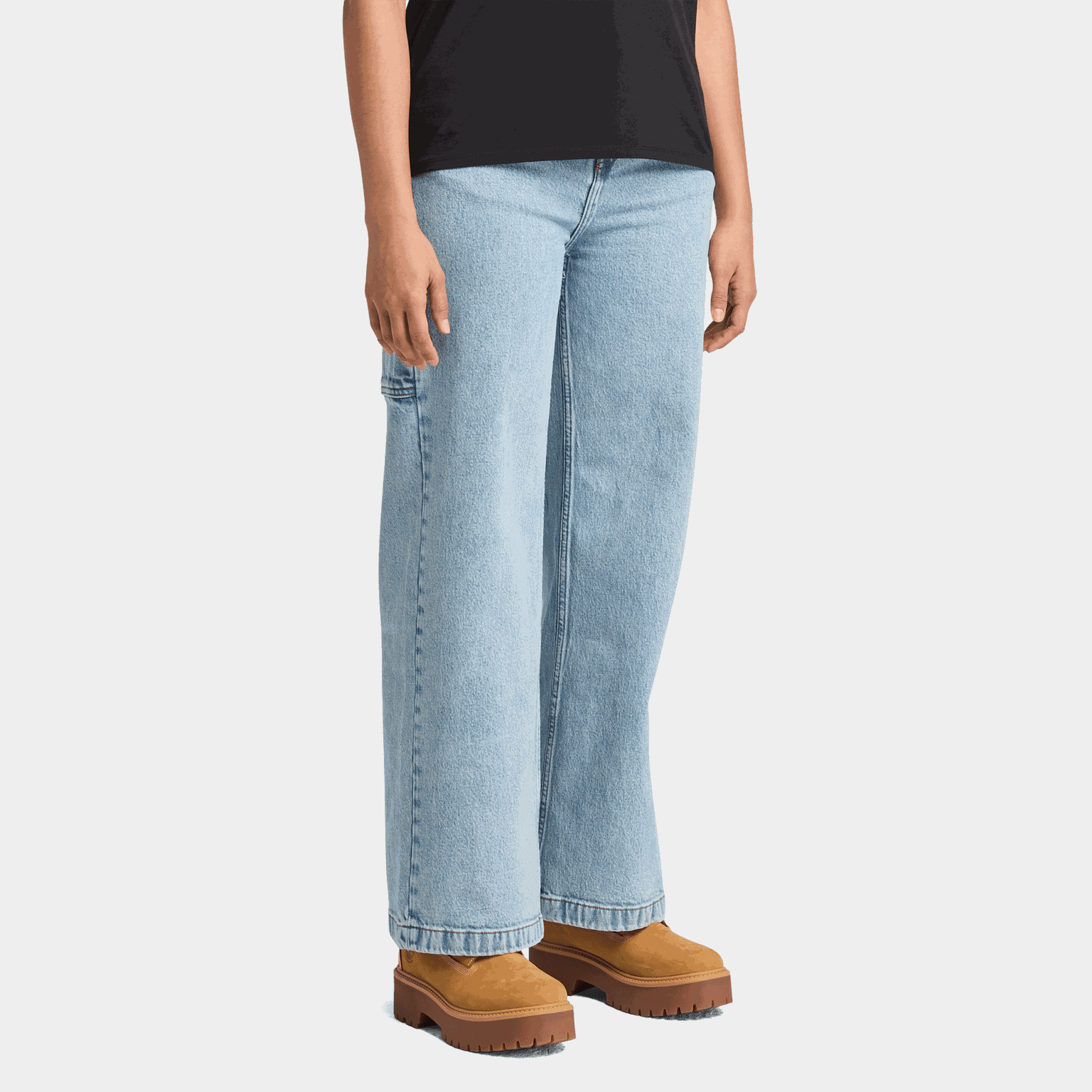 Denim Carpenter Pants, byxor, dam - full image 1