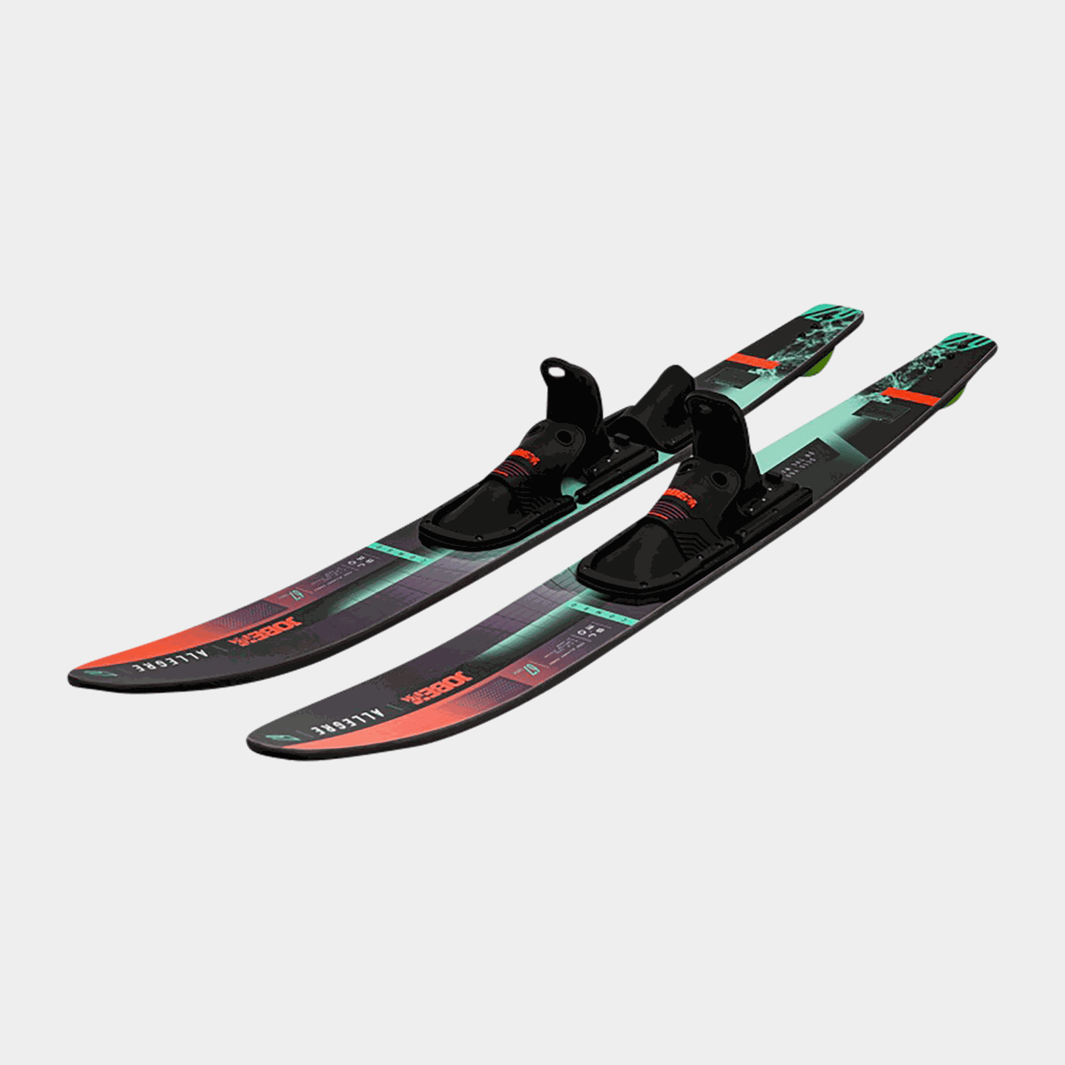 Allegre Combo Skis Red, vattenskidor - full image 2