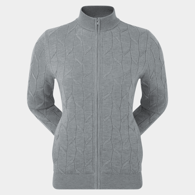 Full-Zip Lined Pullover99, golfjacka, dam - Jackor & Överdelar