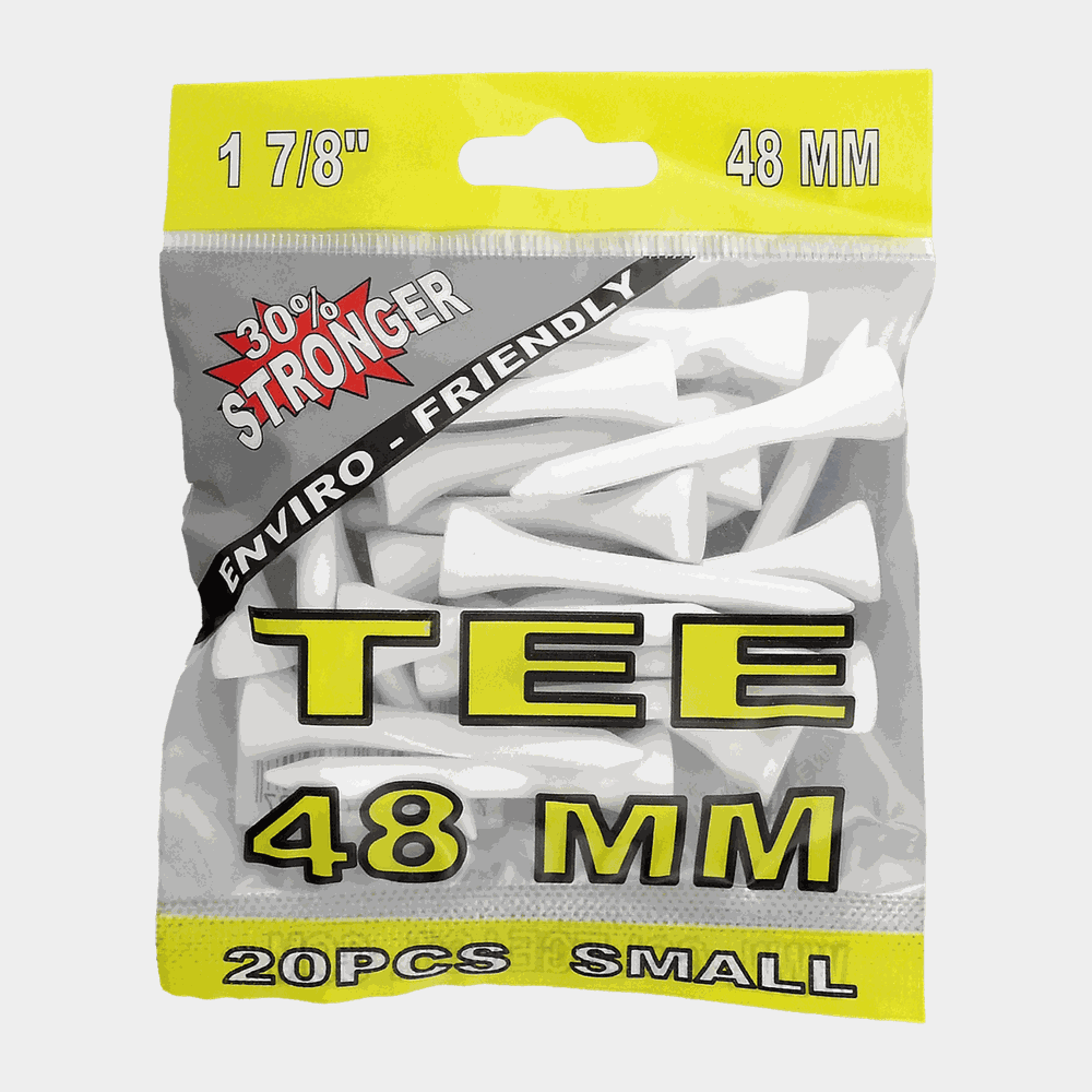Wood Tees White (20 pcs), golfpeggar - full image 1