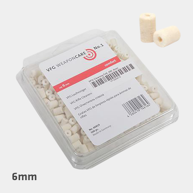 Pussepropper kal 6 mm 500-pakning, putsmoppar - Vapenvård