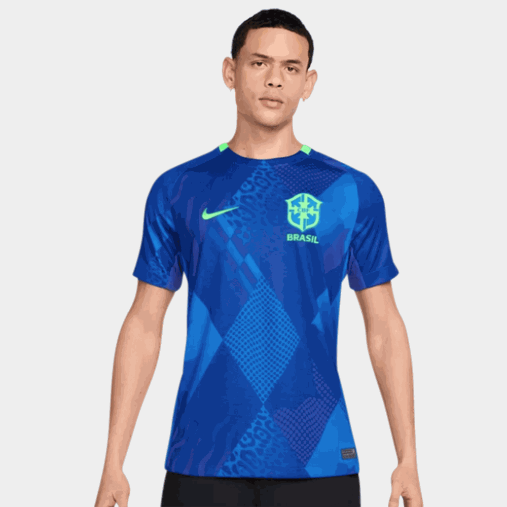 Brazil Dri-FIT Stadium Jersey Short Sleeve Away, fotbollsställ, herr - full image 1