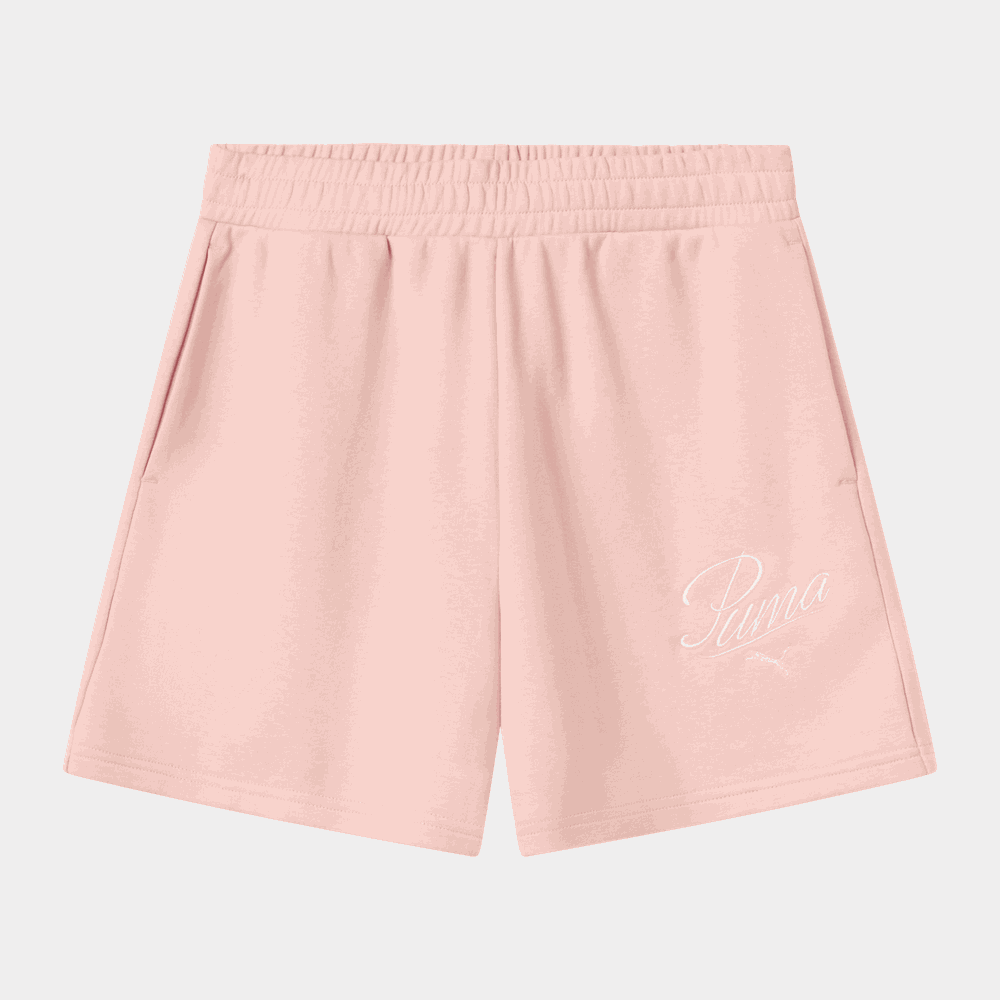 ESS SCRIPT High-Waist Shorts 5" - full image 1