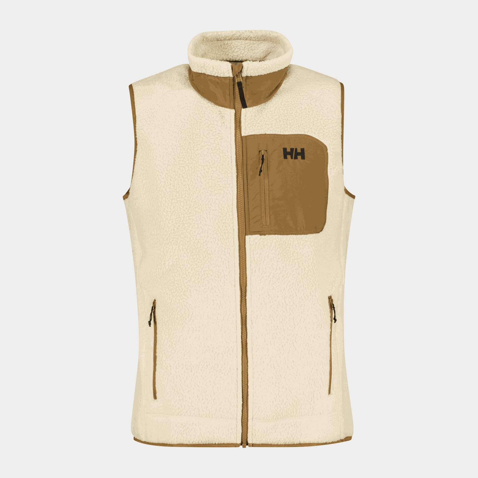 Panorama Pile Block Vest, fleeceväst - full image 1