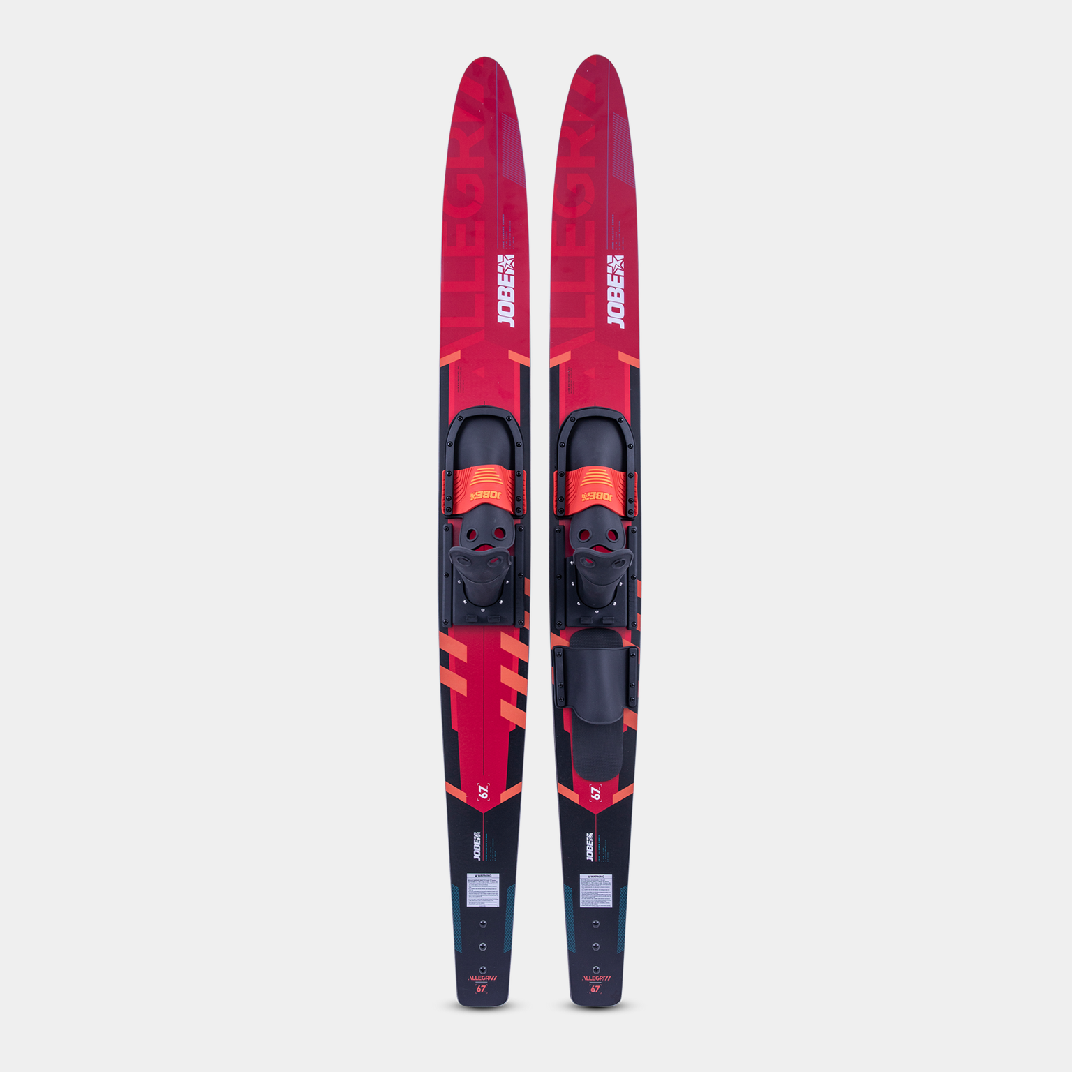 Allegre Combo Waterskis Red, vattenskidor - full image 1