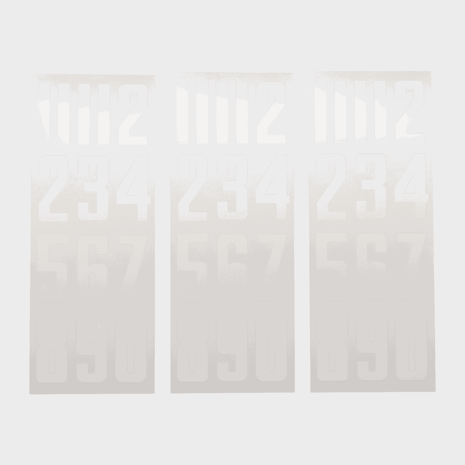 HELMET NUMBERS 26/27 - full image 1