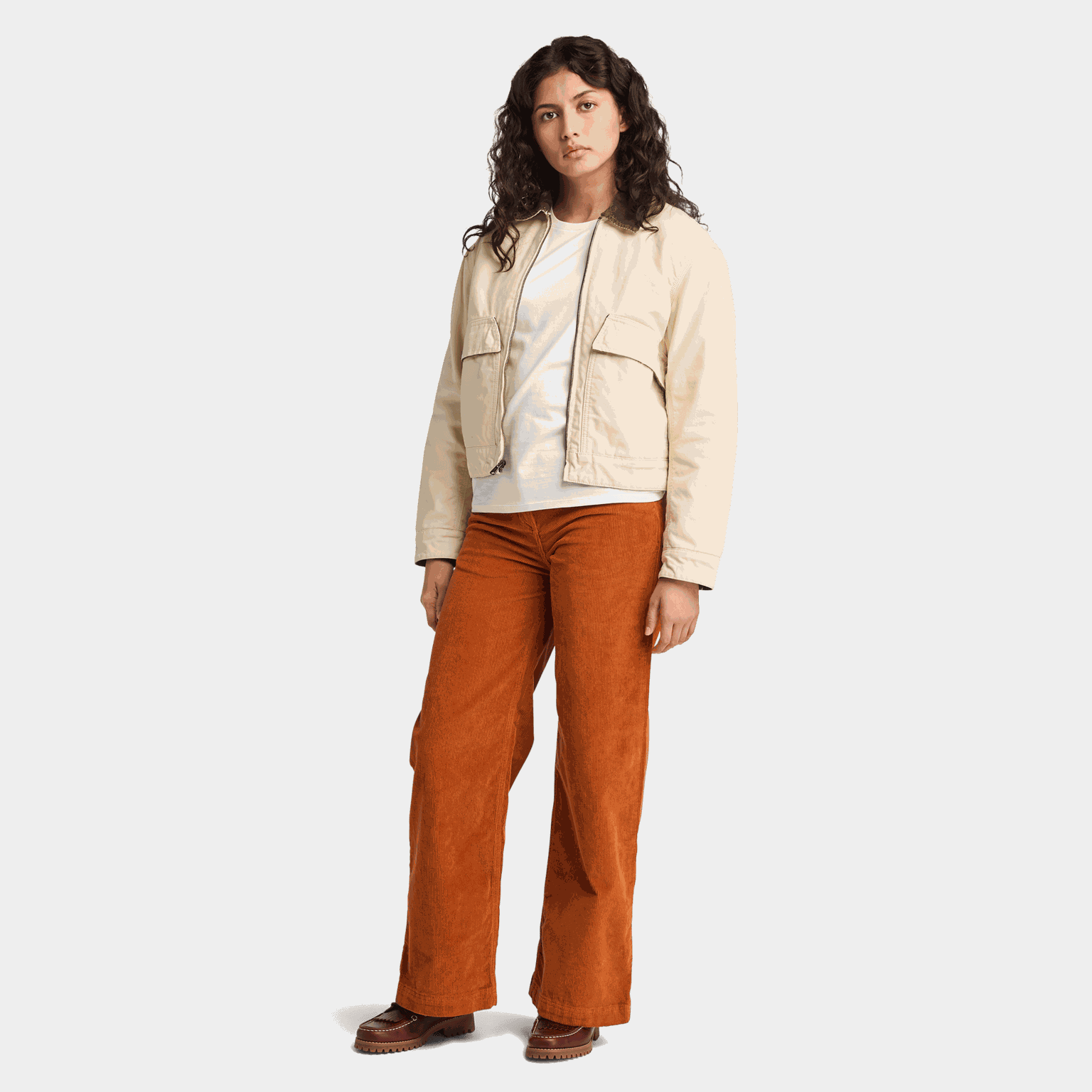 Corduroy Wl Pants, byxor, dam - full image 1