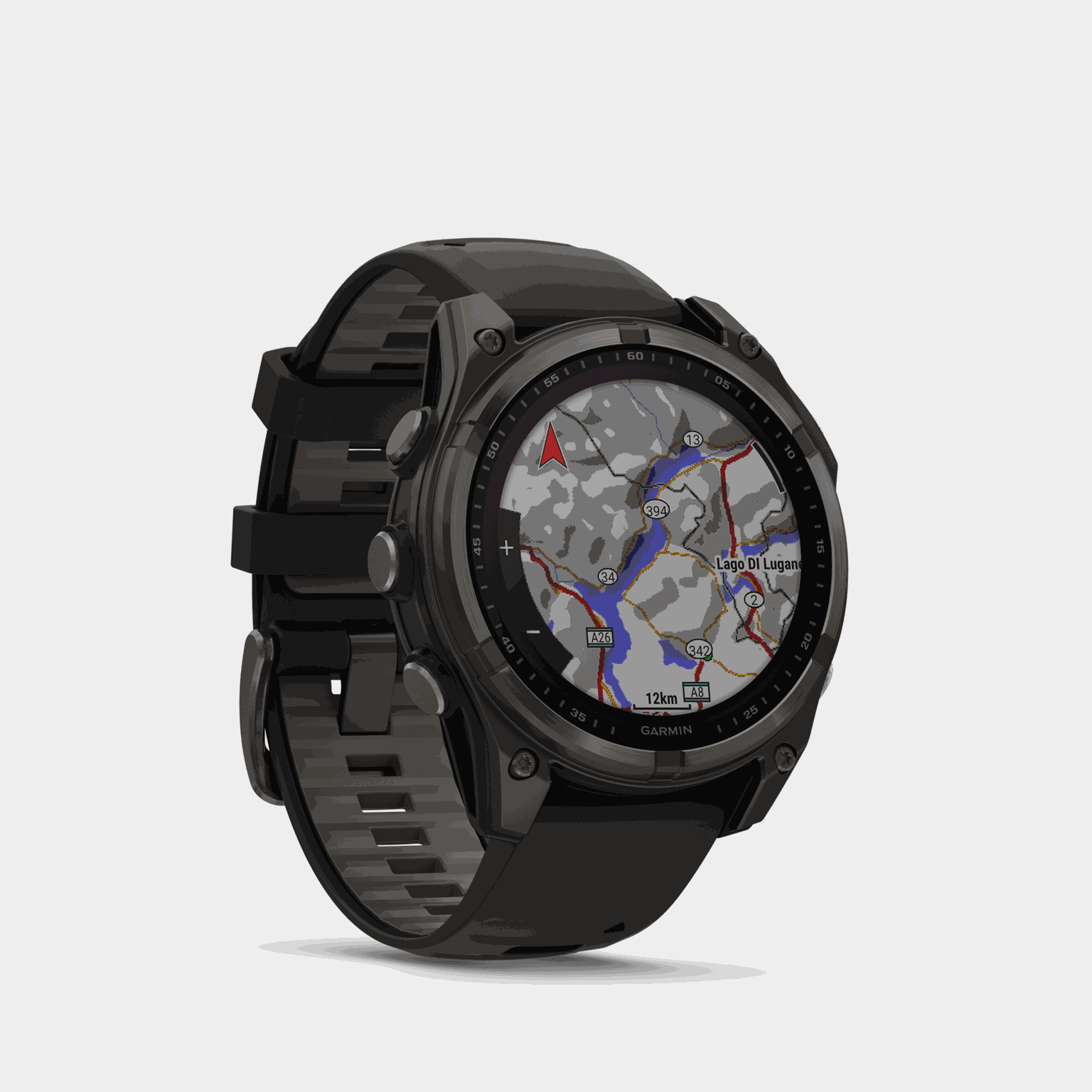 fenix 8 – 47 mm, sol, safir, Carbon Gray DLC Ti, smartklocka - full image 3