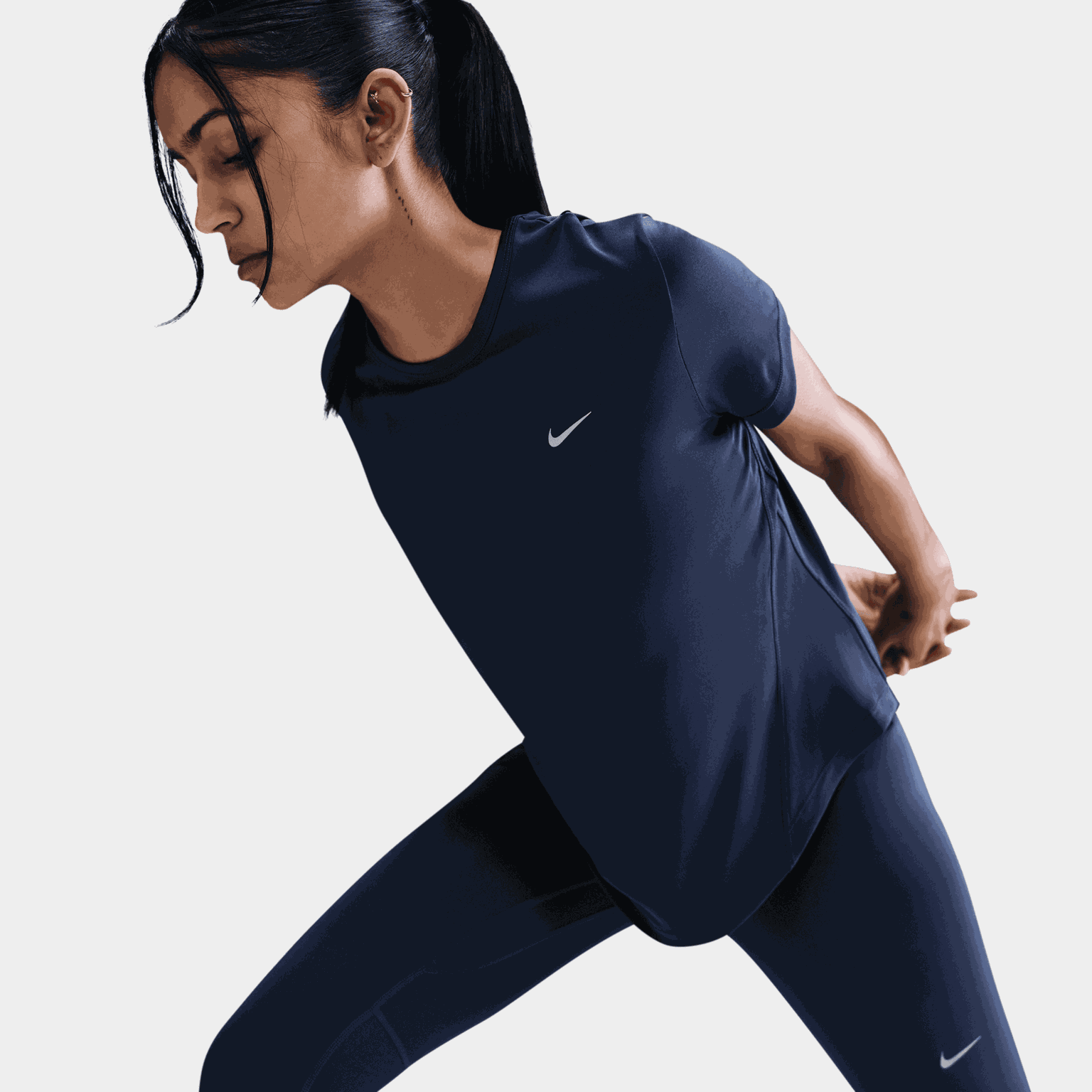 Tempo Dri-FIT Short Sleeve Top, träningströja, dam - full image 2