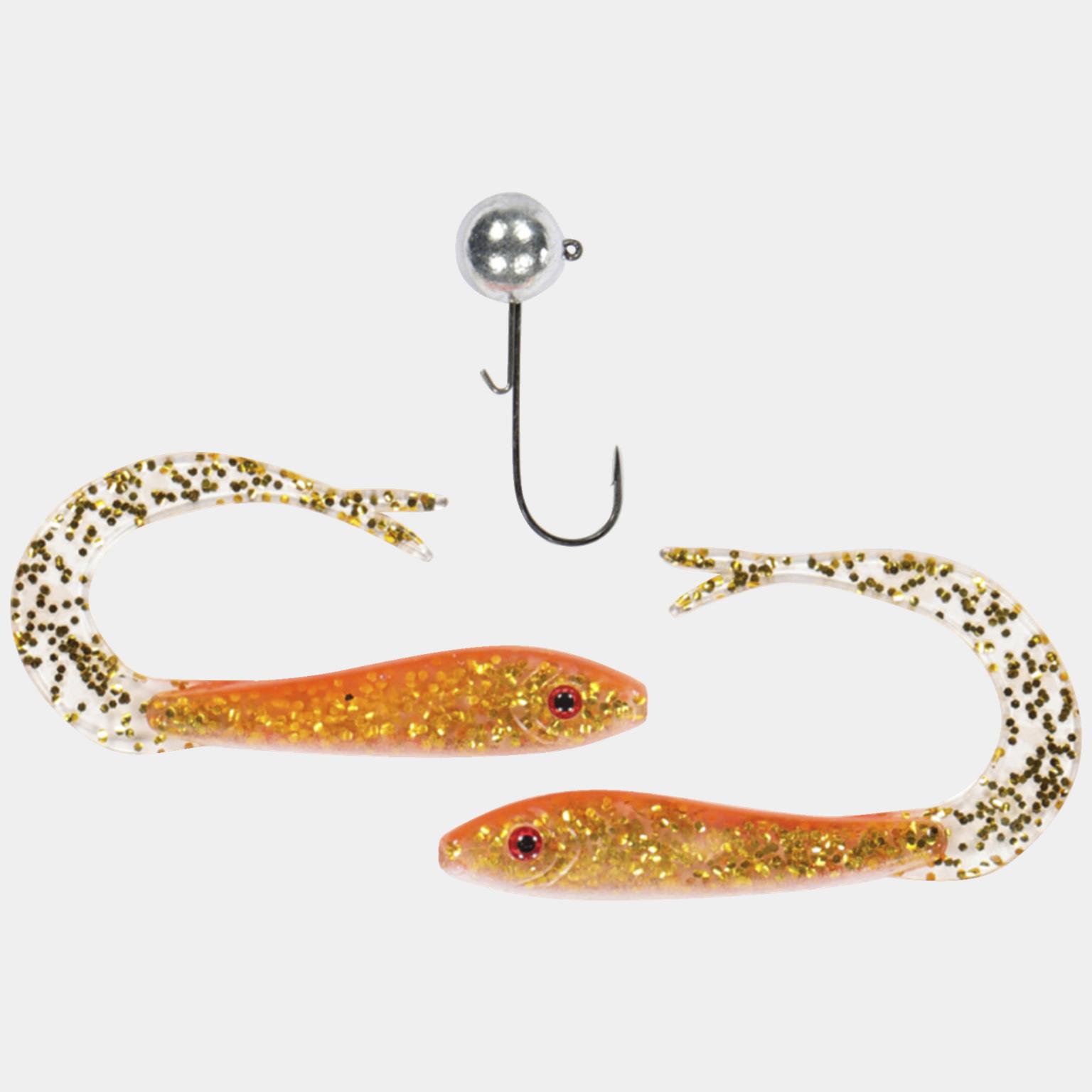 The Hitman Soft Tail 8cm, 2 Jiggar + 1 Huvud 10g 2/0, #27 Or - full image 1
