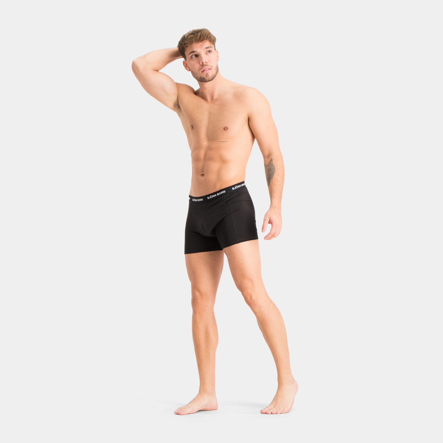 Cotton Stretch Boxer, boxershorts, herr - full image 3