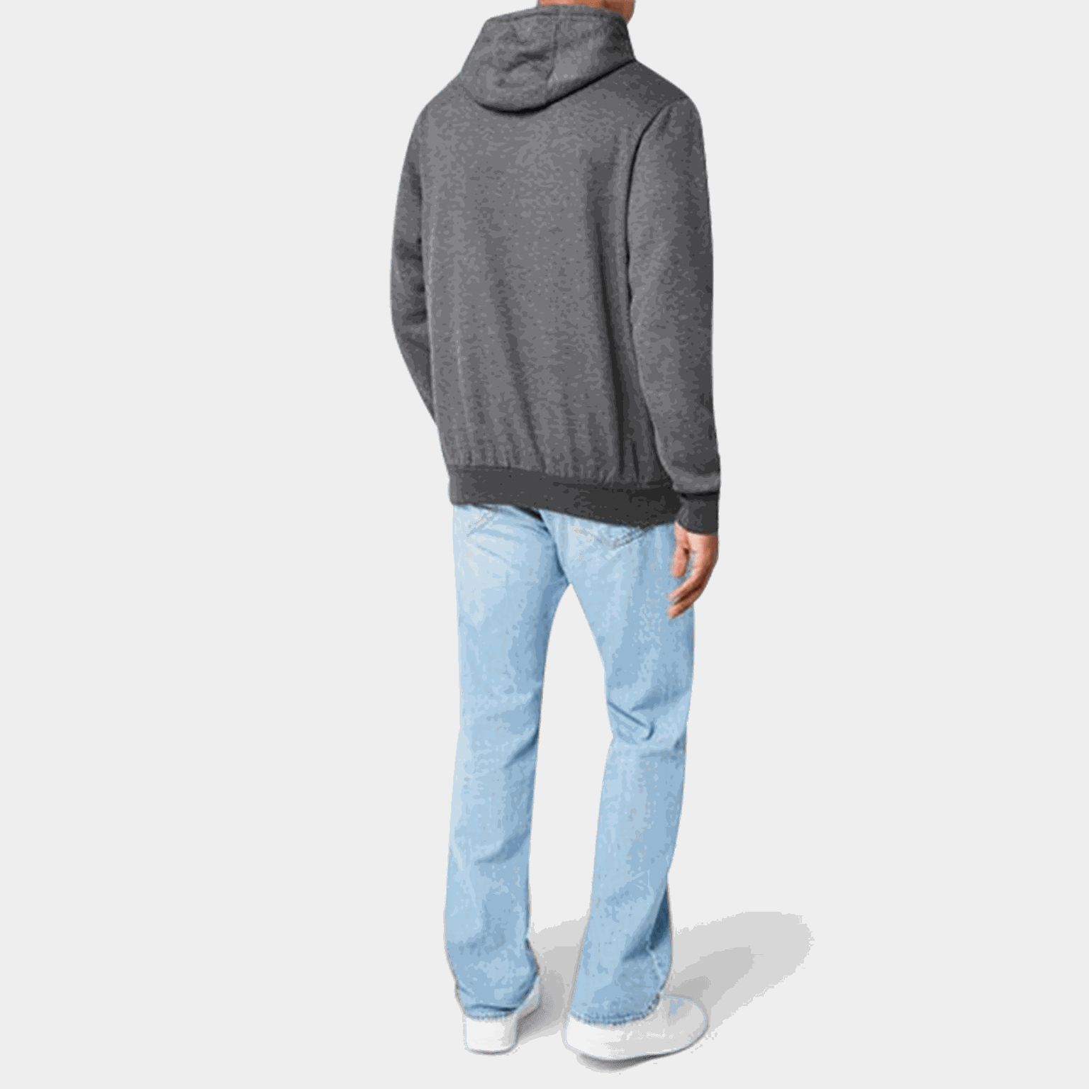Fleece Hoodie, huvtröja, herr - full image 3