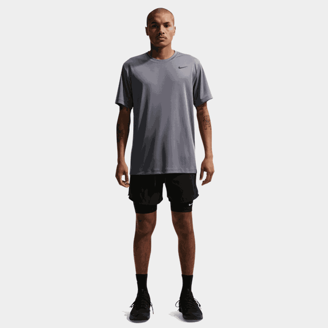 Nk Df Tee Std Flex-00, träningströja, herr - Tränings-T-Shirts