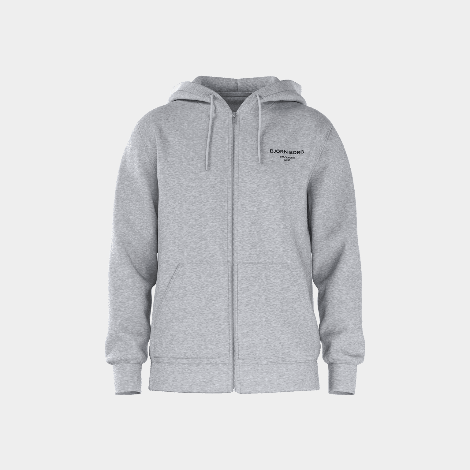 Borg Essential 1 Zip Hoodie, huvjacka, herr - full image 1