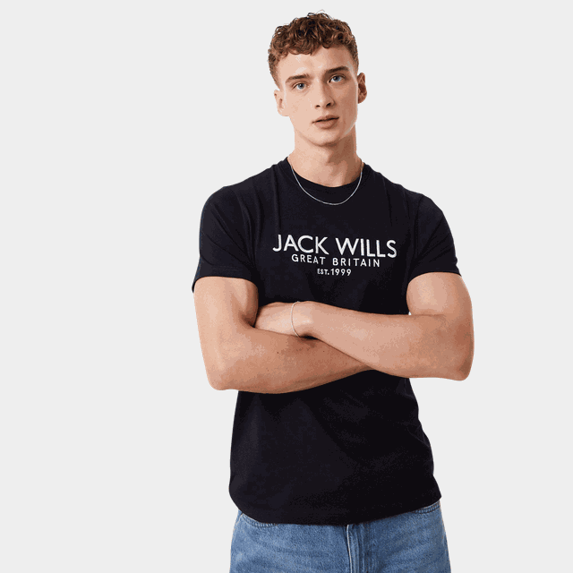 JWCarnaby Logo Tee, T-shirt - Fritids-T-Shirt
