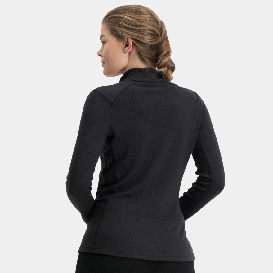 Lifa Merino Midweight 1/2 Zip, ulltröja dam - full image 2