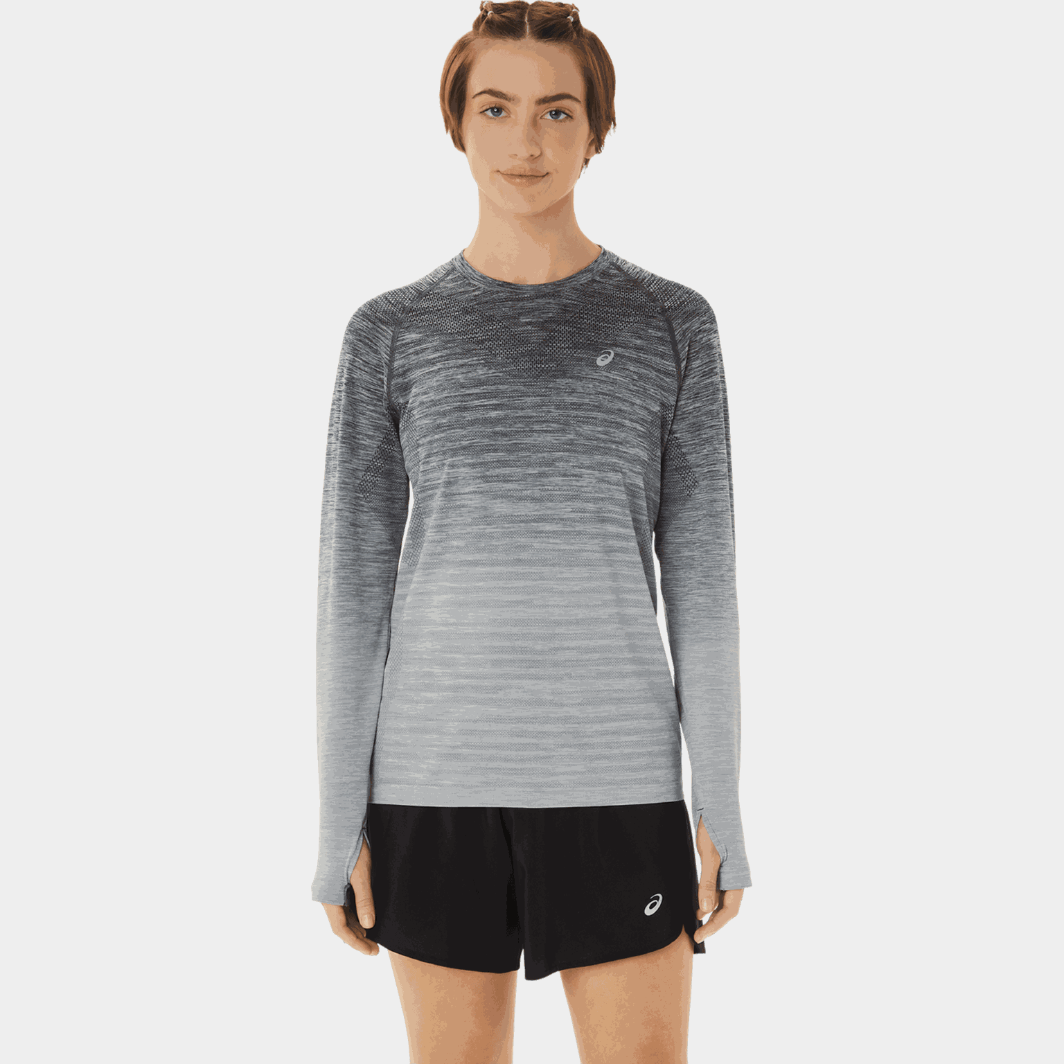 Seamless Long Sleeve Top, träningströja, dam - full image 1