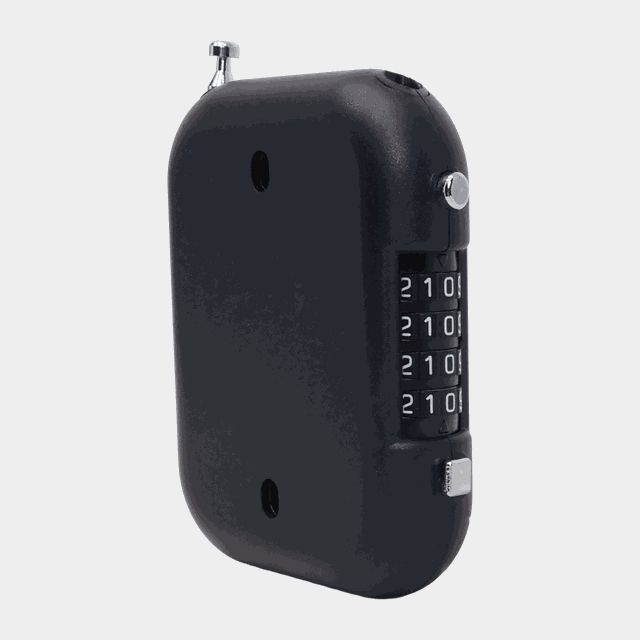 Scooter & Helmet lock 900mm Black, kombinationslås - Cykellås