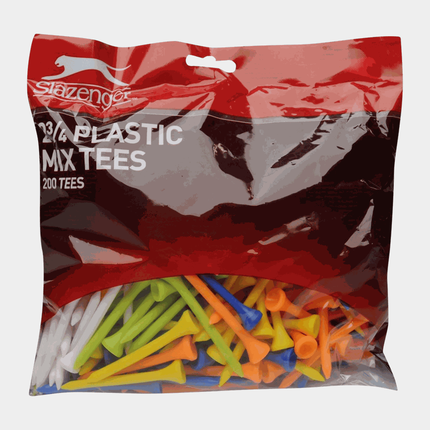 Slaz Plastic Mix Tees, golfpeggar - full image 1