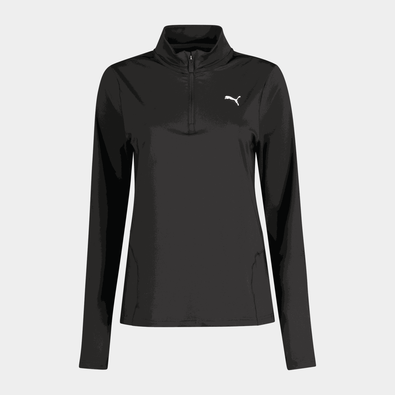 Running ¼ Zip Long Sleeve Tee, träningströja, dam - full image 1