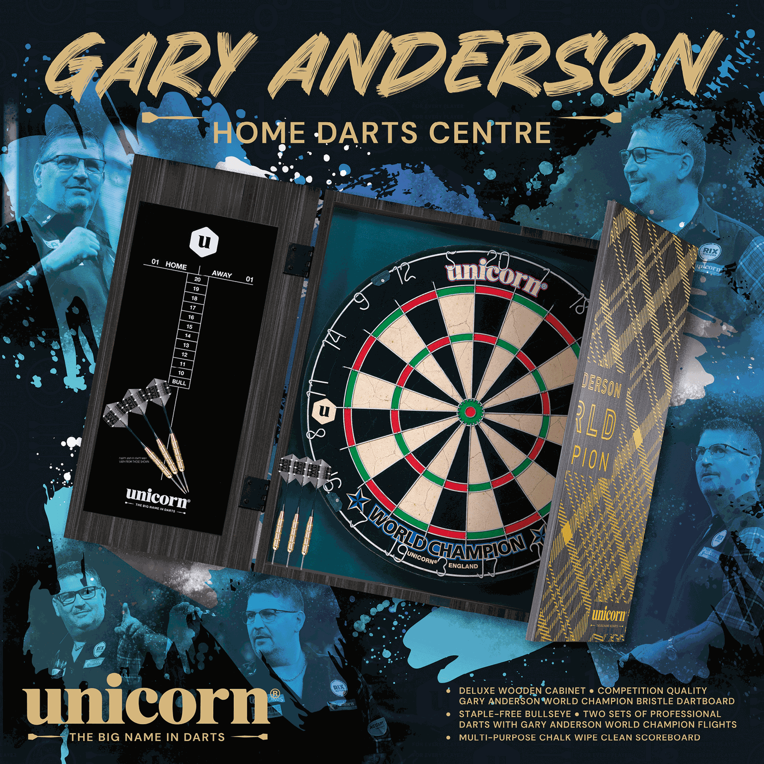 G.Anderson Dart Deluxe Cabinet, dartskåp - full image 2