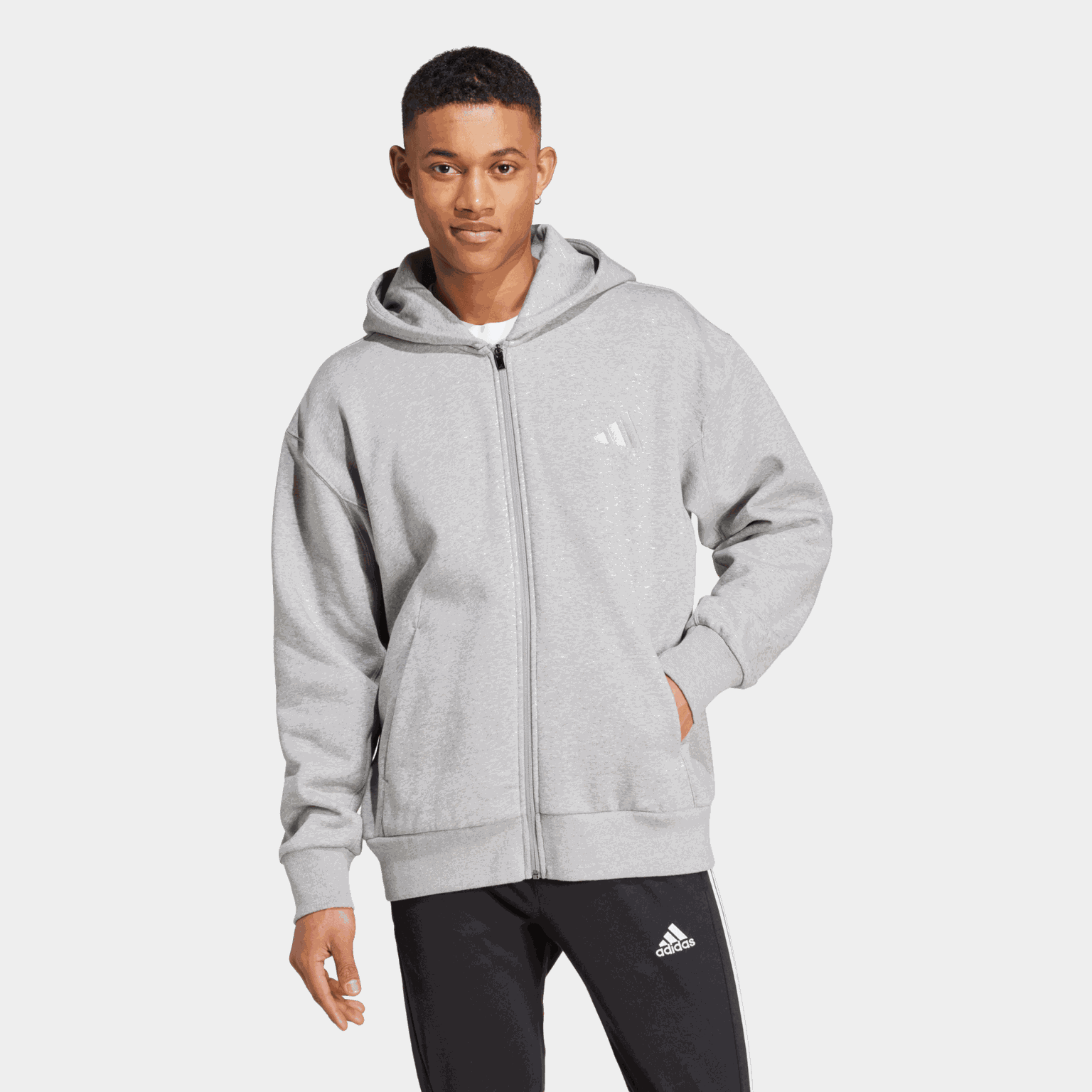 ALL SZN Fleece Full-Zip Hoodie, huvjacka, herr - full image 1