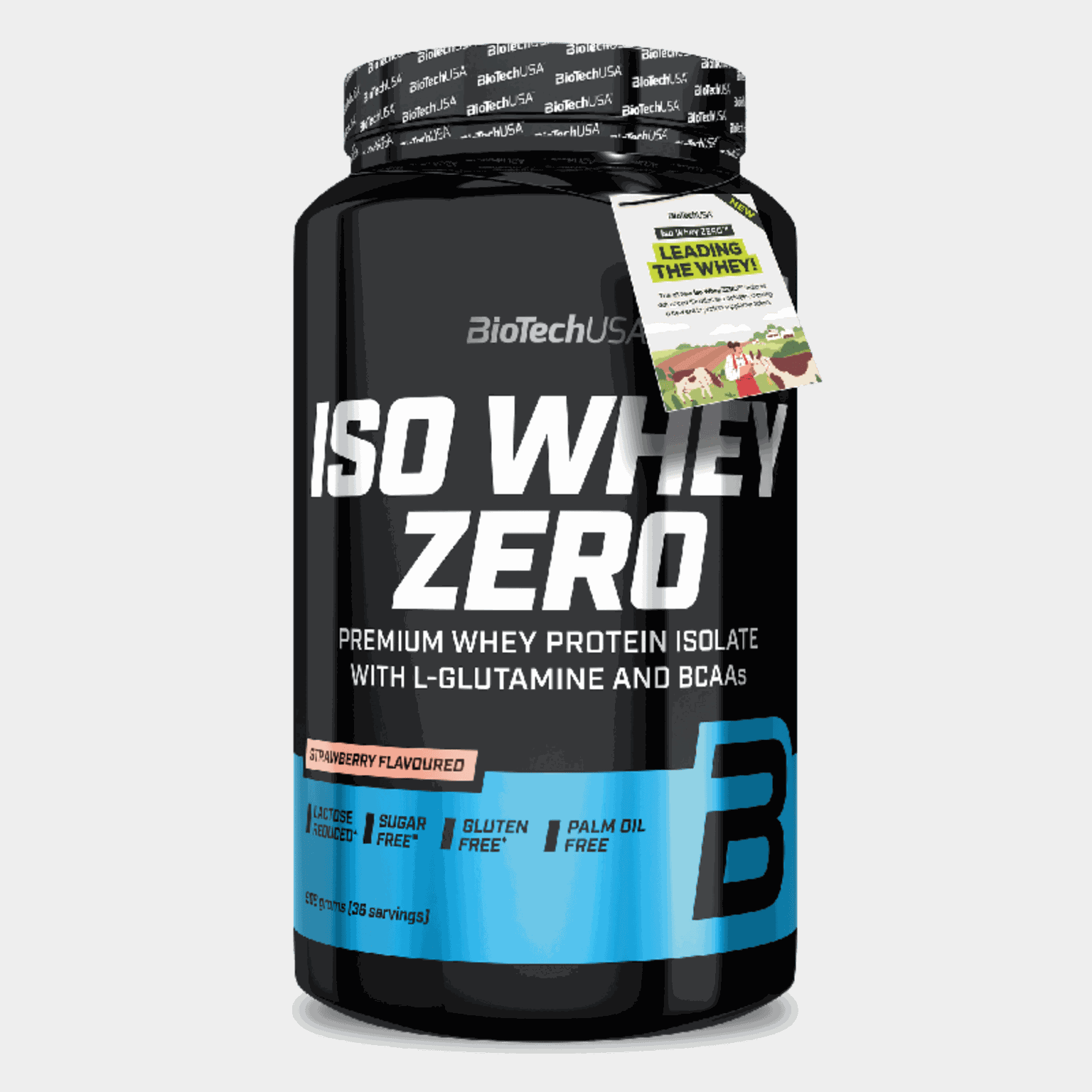 Iso Whey Zero 908g Strawberry, proteinpulver - Vassle