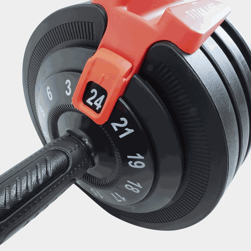 Adjustable Dumbbell 3–24 kg, justerbar dumbbell - full image 4