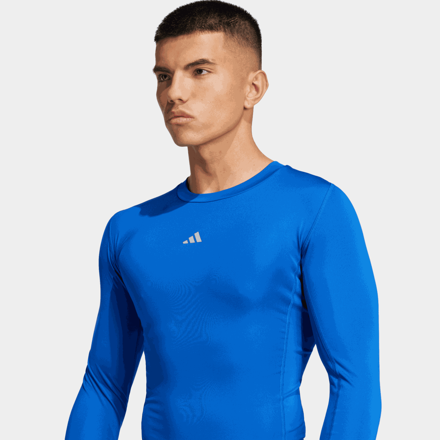 Techfit Long Sleeved Tee, kompressionströja för fotboll, herr - full image 3
