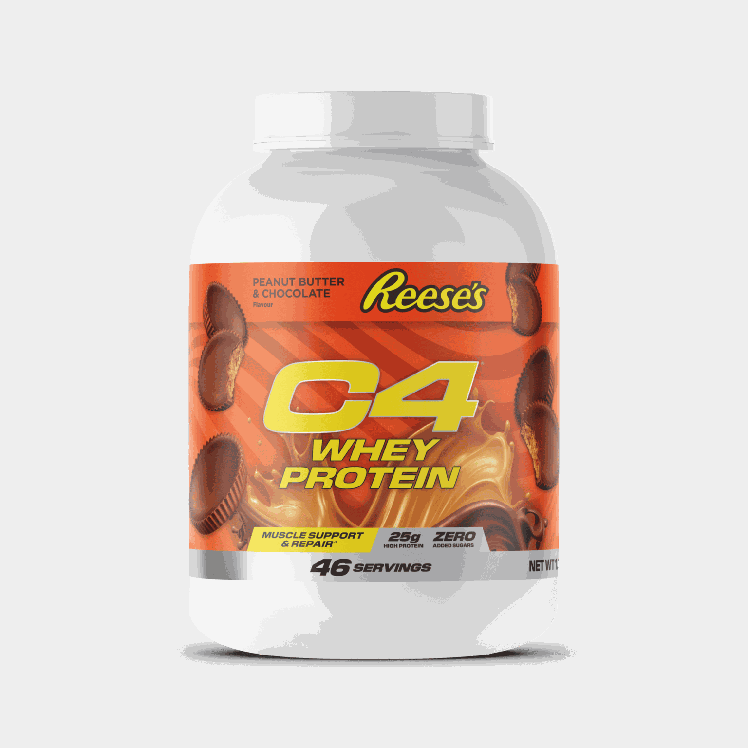 C4 Protein Reeses Peanut Butter Cup, proteinpulver - full image 1