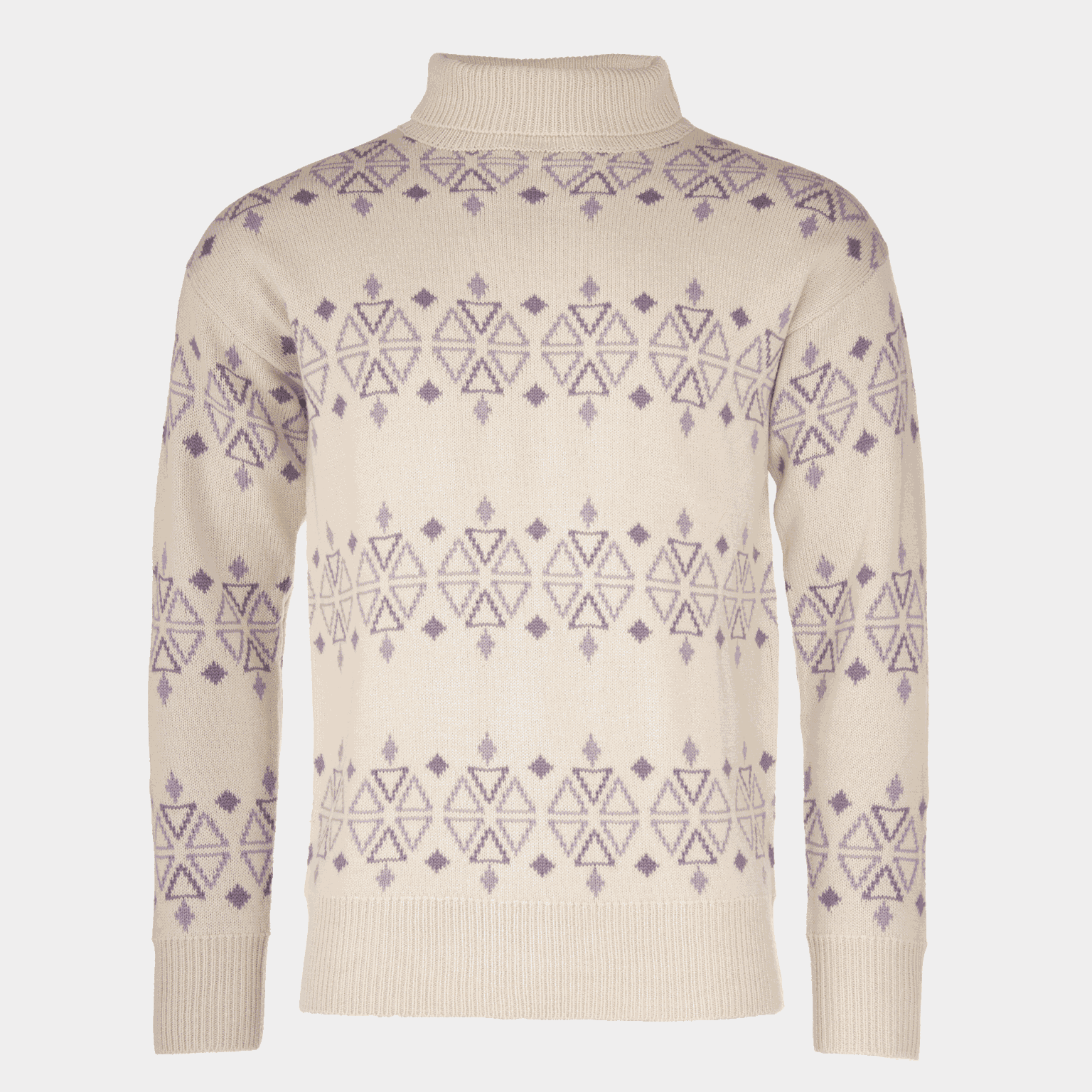 Jokkmokk Wool Round Turtleneck Sweater, ulltröja - Ulltröjor