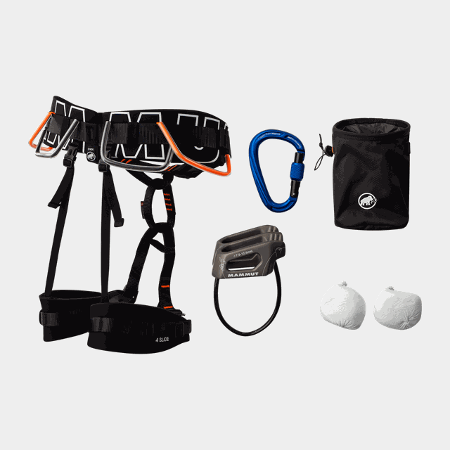 4 Slide Climbing Package XS-M, klätterpaket - Klättersele