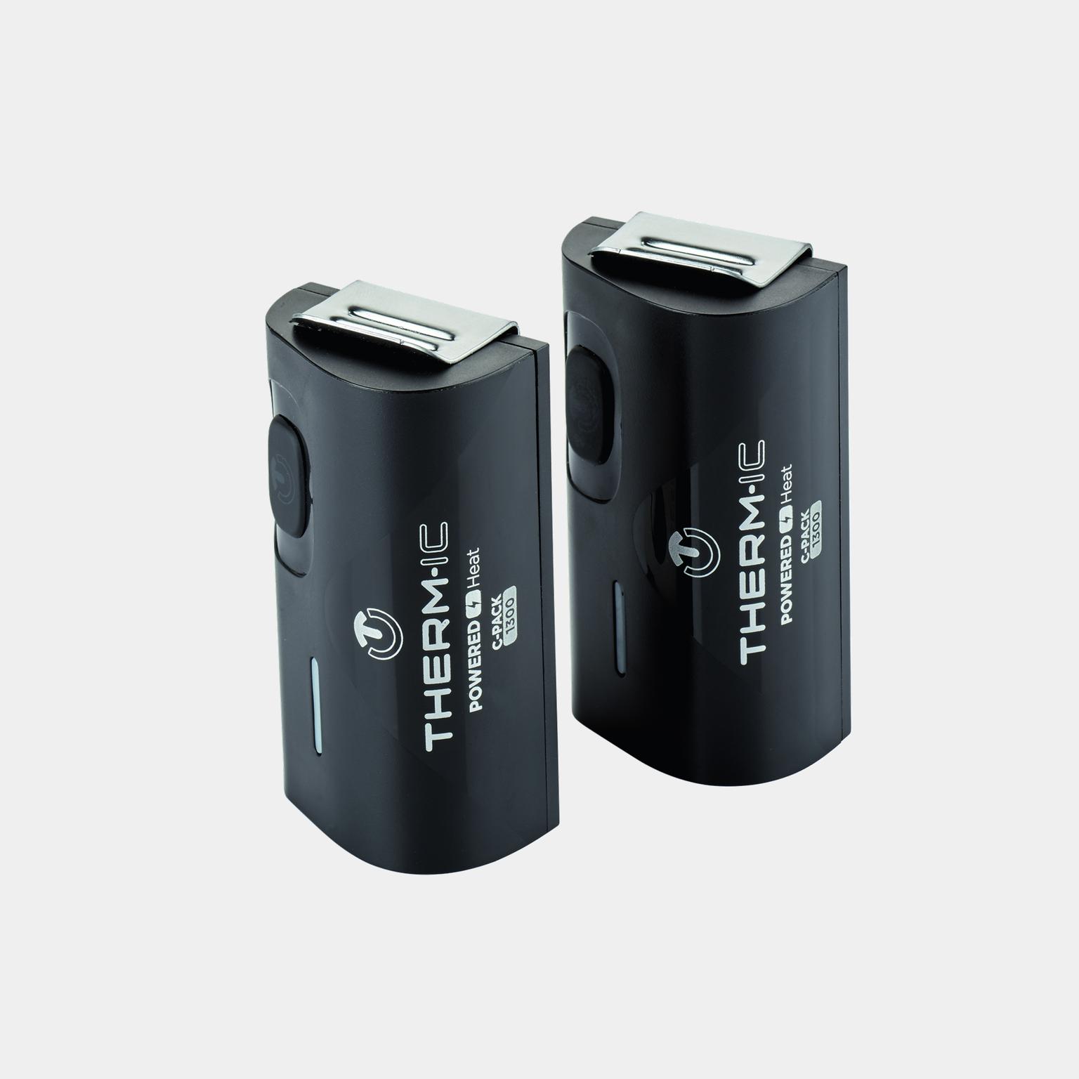 C-Pack 1300 25/26, batteripaket till värmesulor, 2 batterier - full image 1
