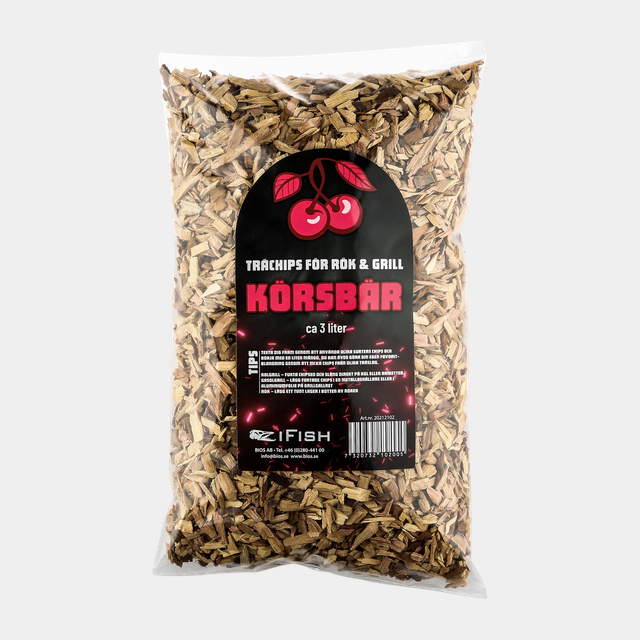 Wood Chip Bbq Cherry, rökflis - Diverse Fiskeutrustning
