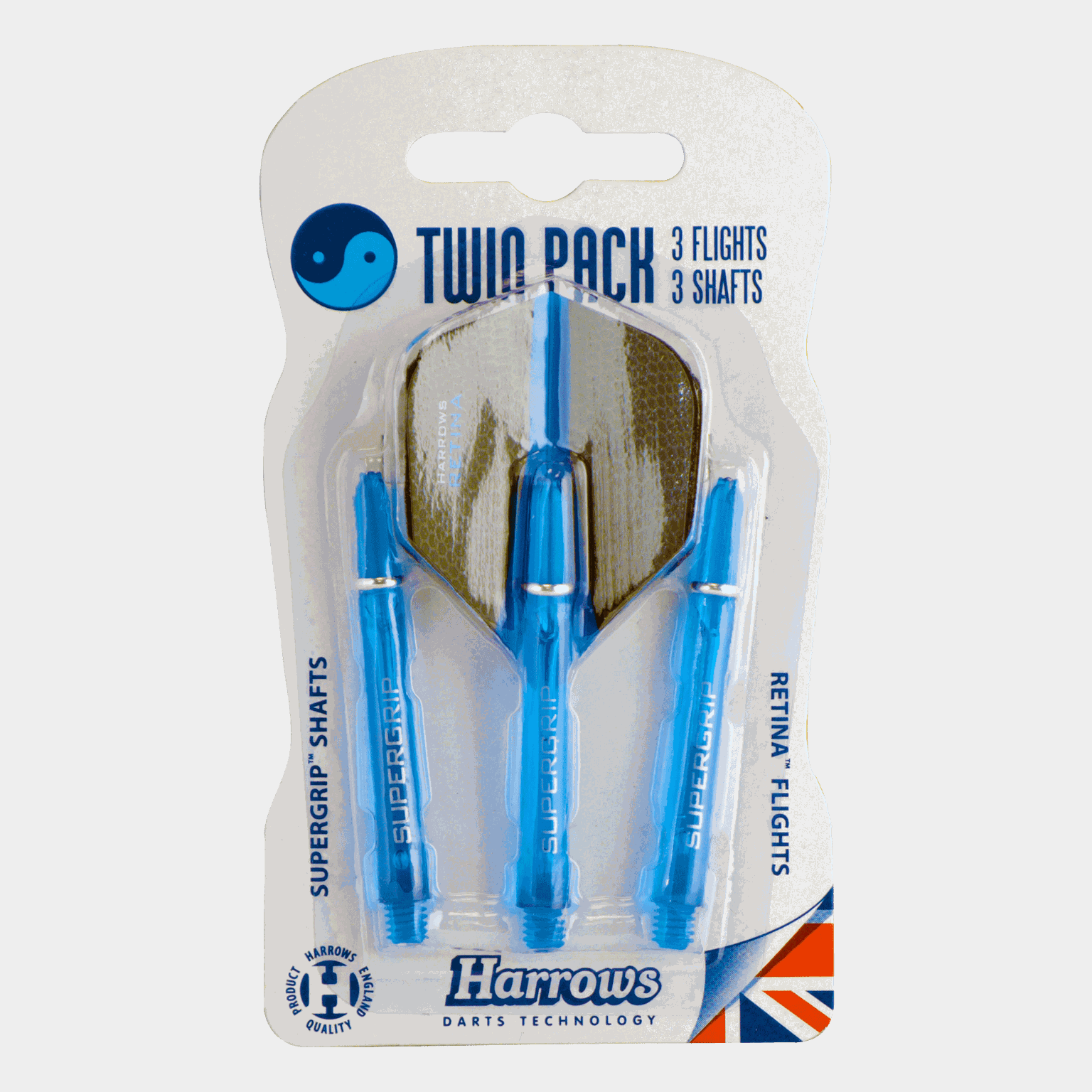 Flights & Shafts Twin Pack, tillbehör till dartpilar - full image 1