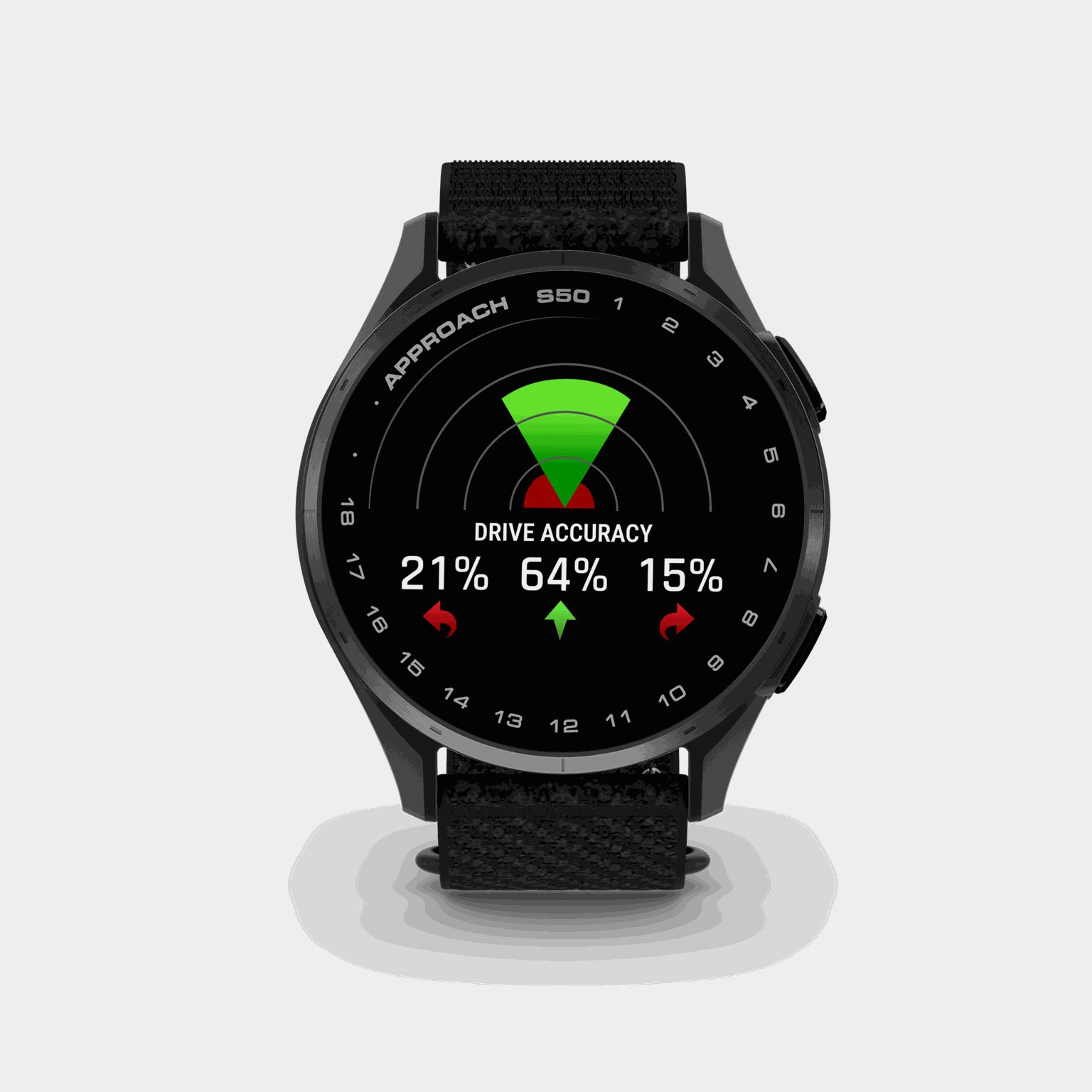 Approach S50, 43 mm, Golf GPS, golfklocka - full image 1