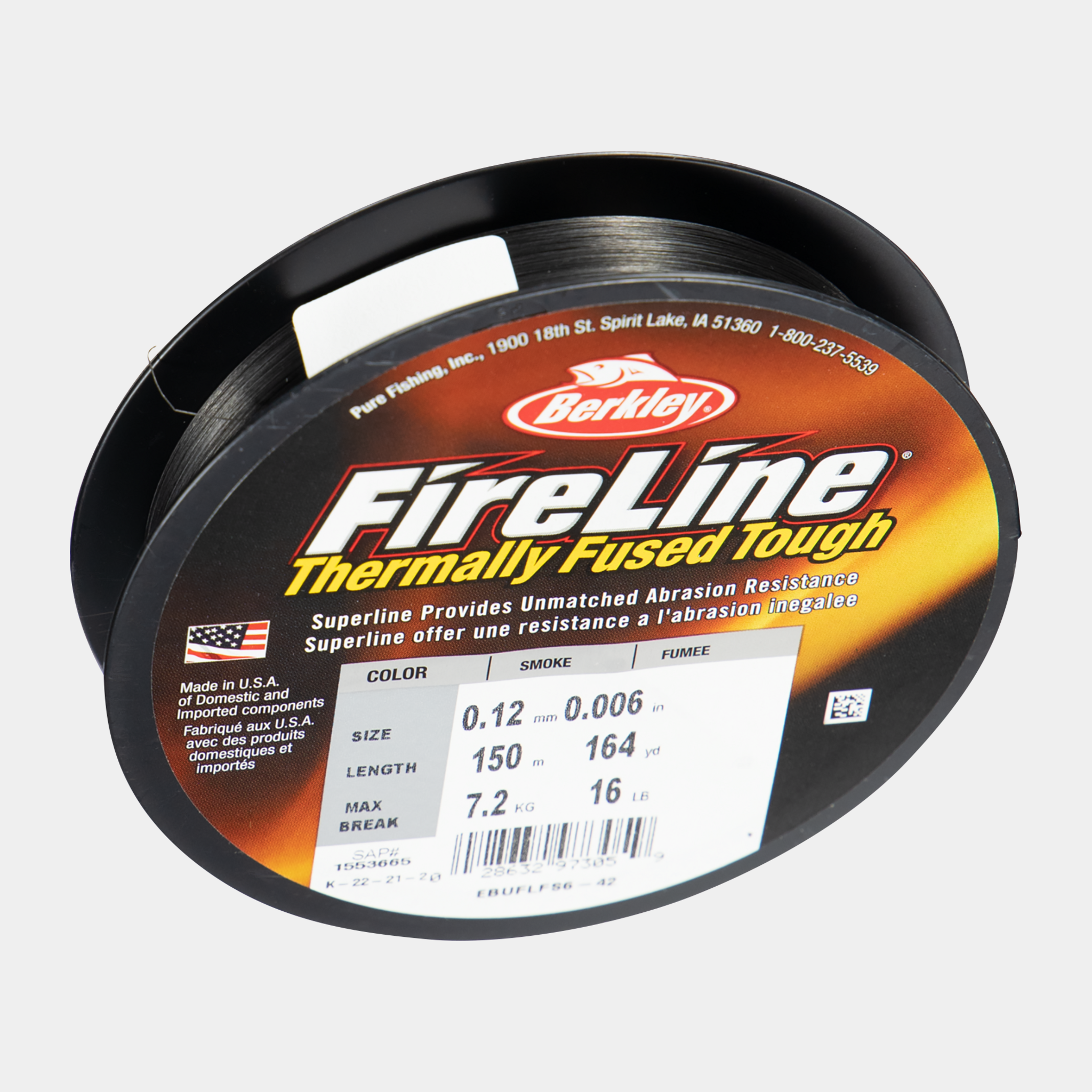 Fireline 150m Smoke, multifilament - Fiskelina- & Tafs