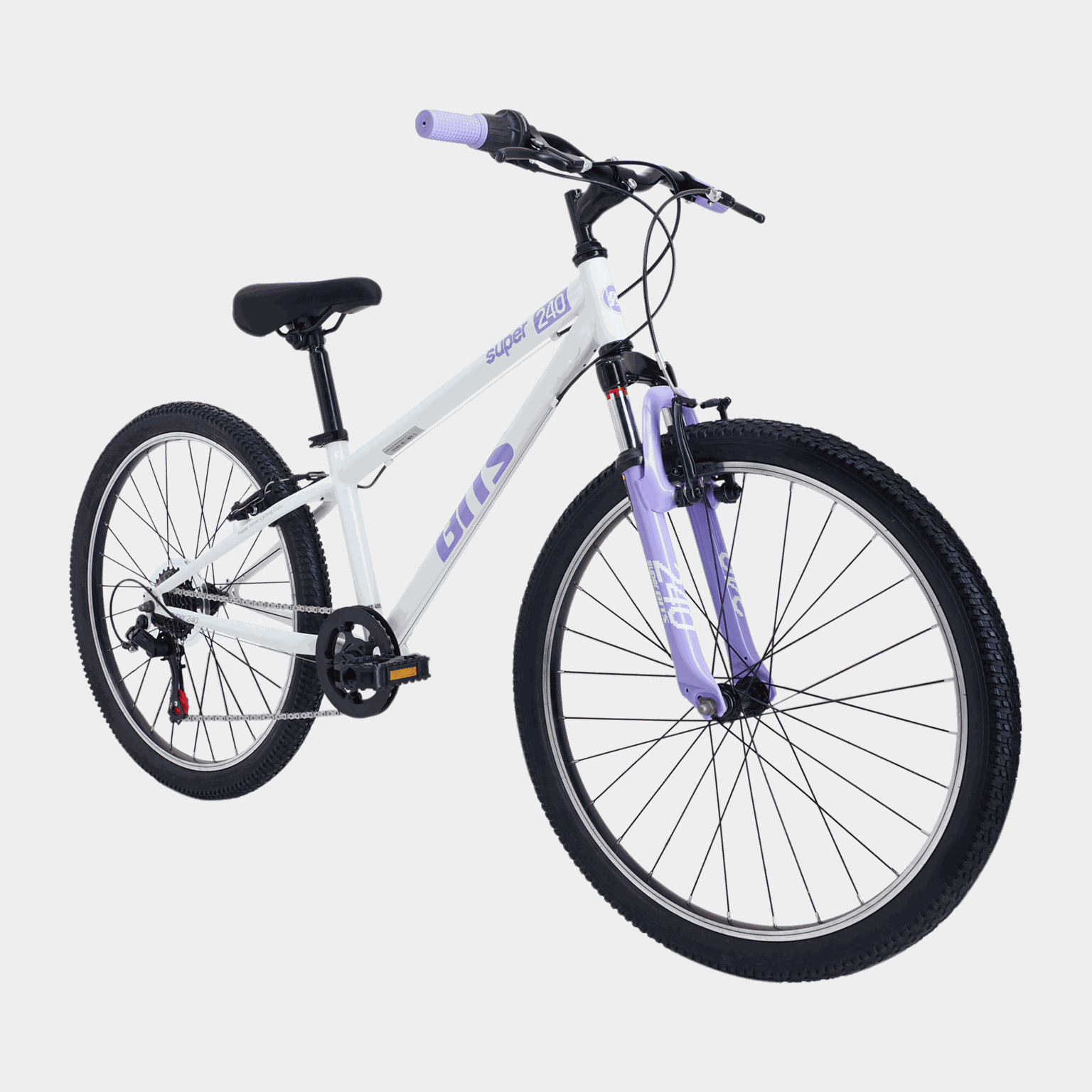 Super 240 EU WHITE 25, mountainbike, 8–12 år - full image 2