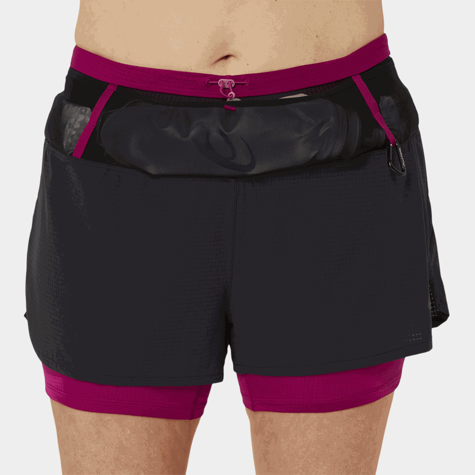 Fujitrail 2-N-1 Short, löparshorts med innershorts, dam - full image 1