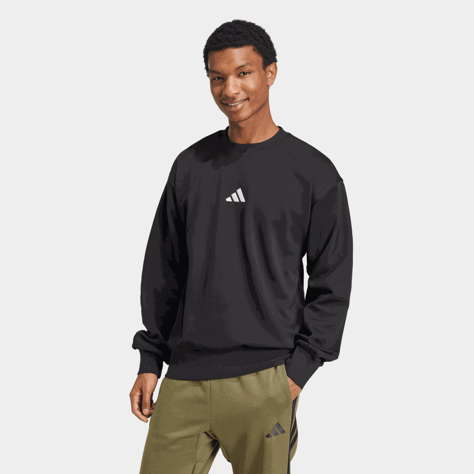 Essentials Feelcozy Fleece Sweatshirt, tröja, herr - full image 1