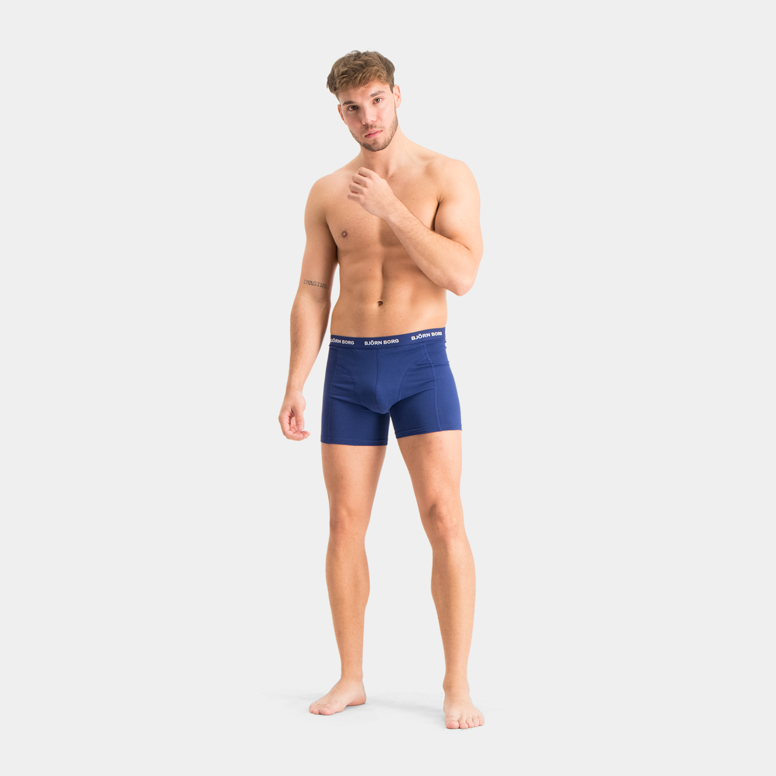Cotton Stretch Boxer, boxershorts, herr - full image 3