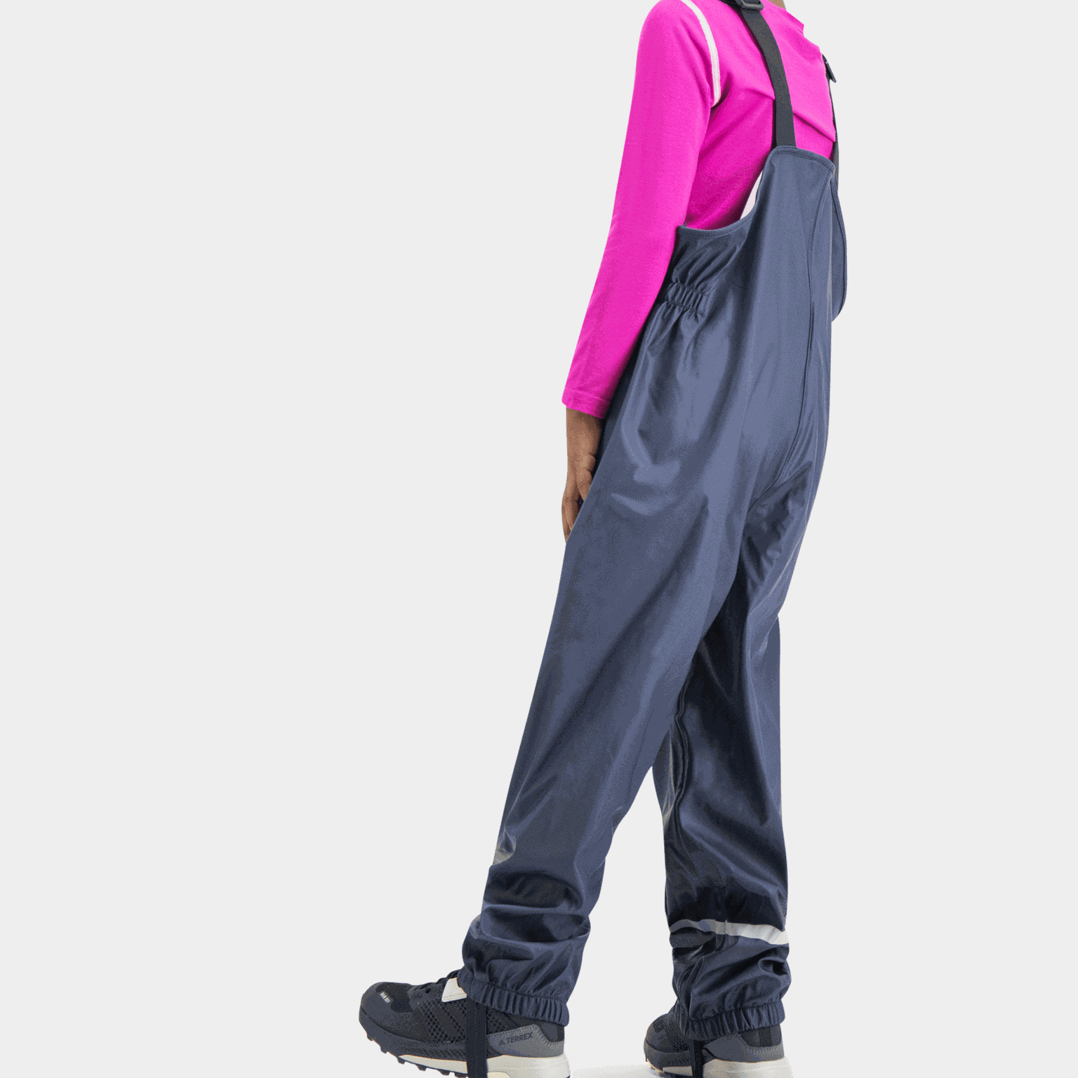 Kattegat Rain Bib Pants, regnbyxor, barn - full image 2