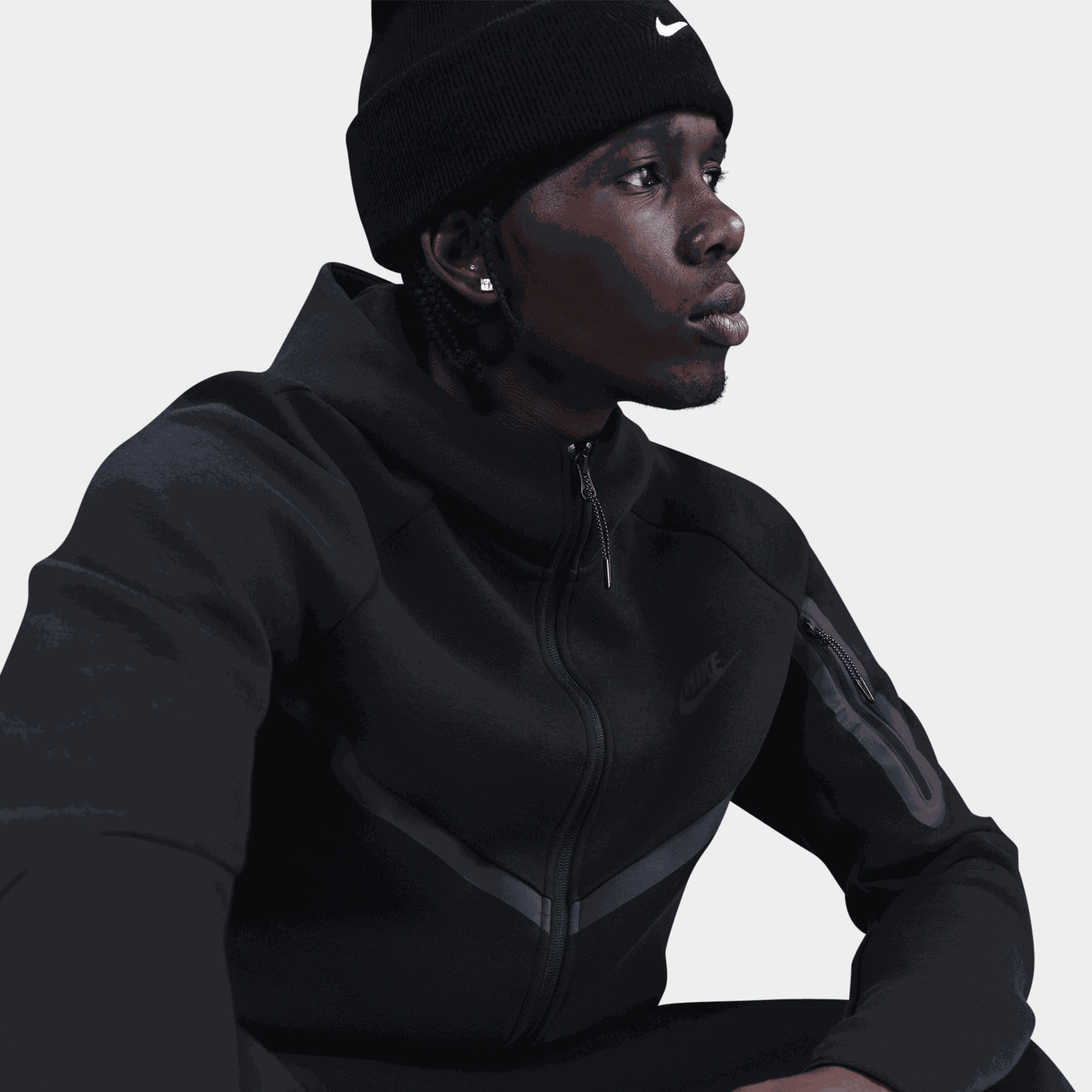 Tech Fleece Windrunner Hoodie, huvjacka, herr - full image 4
